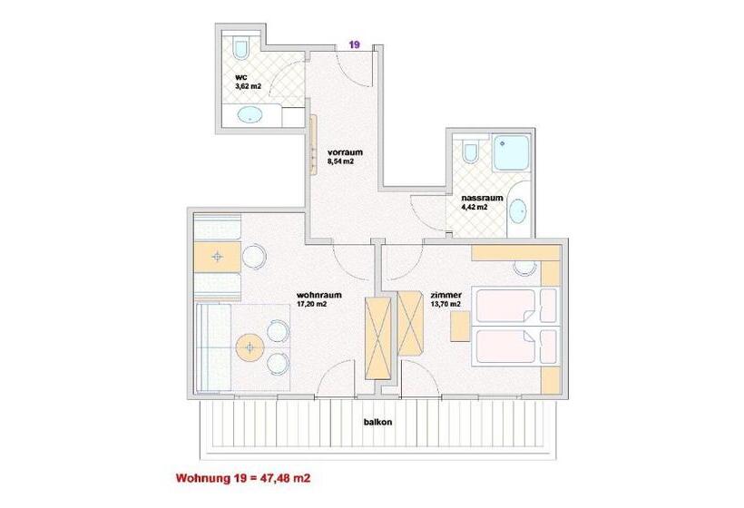 Студия Стандарт, Appartement Hotel Garni Matthäuserhof