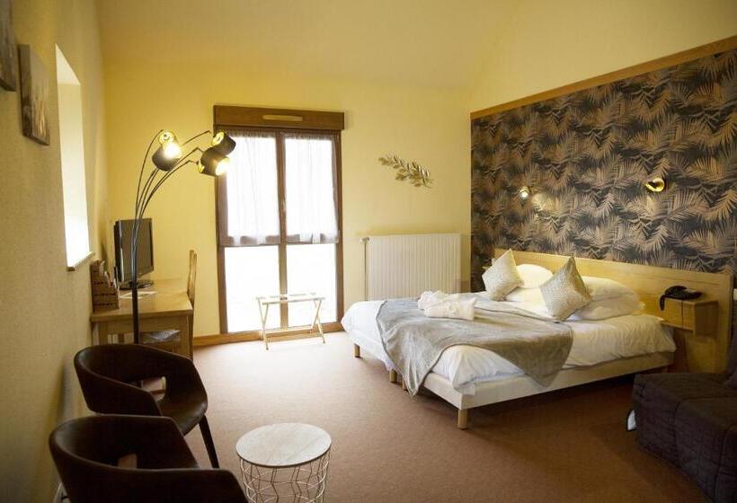 Номер Стандарт, Logis Hôtel Restaurant De La Poste Et Spa De Montagne