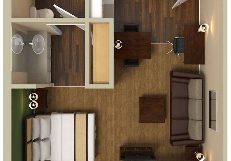 Студия Deluxe, Extended Stay America Suites  Los Angeles  Torrance  Del Amo Circle