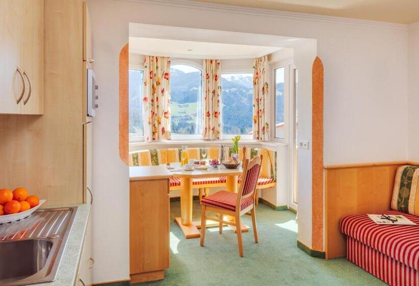 Апартаменты 2 Спальни, Apparthotel Talhof, Restaurant, Pool Und Spa