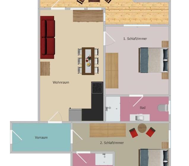 Апартаменты 2 Спальни, Zeiserhof
