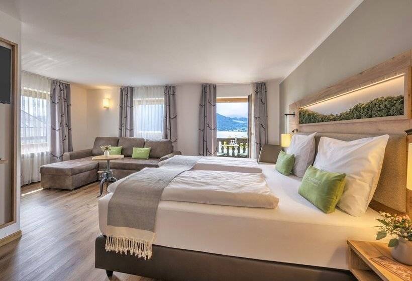 标准间带湖景, Seehotel Zur Post