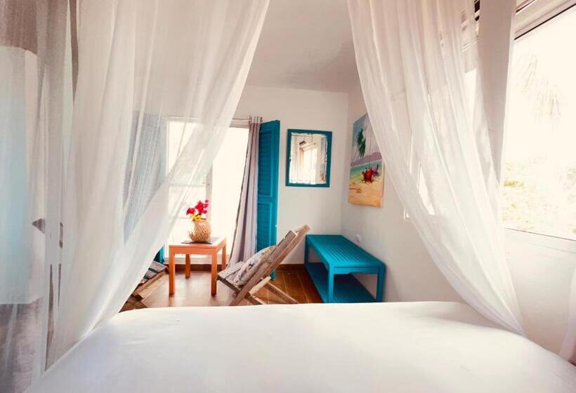 Номер Стандарт с Террасой, Bluemare Ecohotel Frente A La Playa Ensendada
