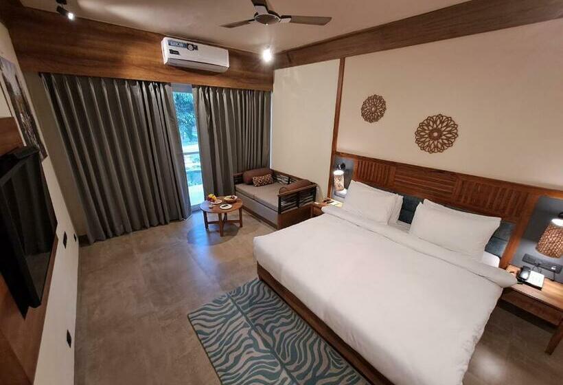 스탠다드 룸 킹사이즈 침대, Voco Jim Corbett, An Ihg
