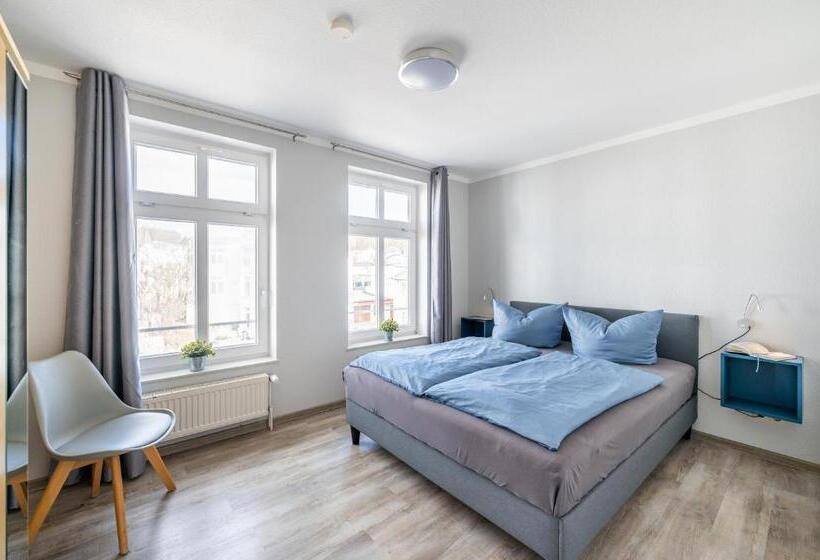 Апартаменты 1 Спальня с Балконом, Haus Ferienglück Sauna Im Haus