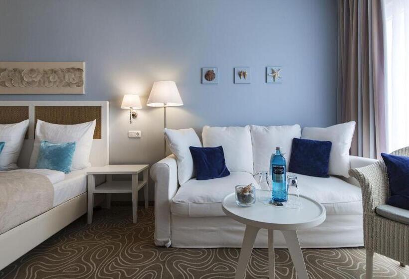 Standardzimmer mit seitlichem Meerblick, Mein Strandhaus   Hotel, Restaurant & Schwimmbad
