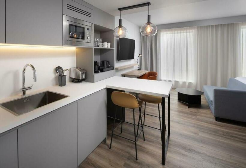 Студио Стандарт Кровать Кинг, Residence Inn By Marriott Paris Charles De Gaulle Central Airport