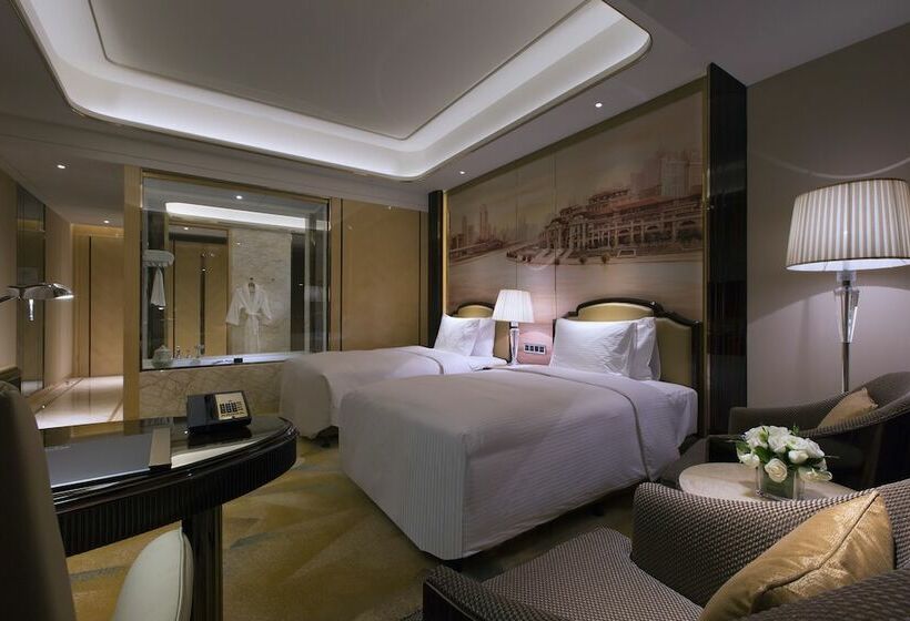 Deluxe room with river view, Wanda Vista Tianjin