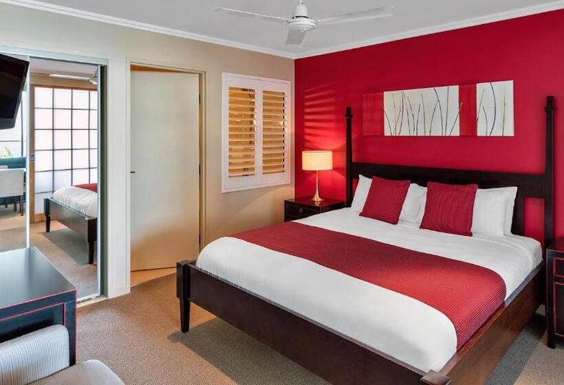 2침실 아파트 풀장 전망, Oaks Hervey Bay Resort And Spa