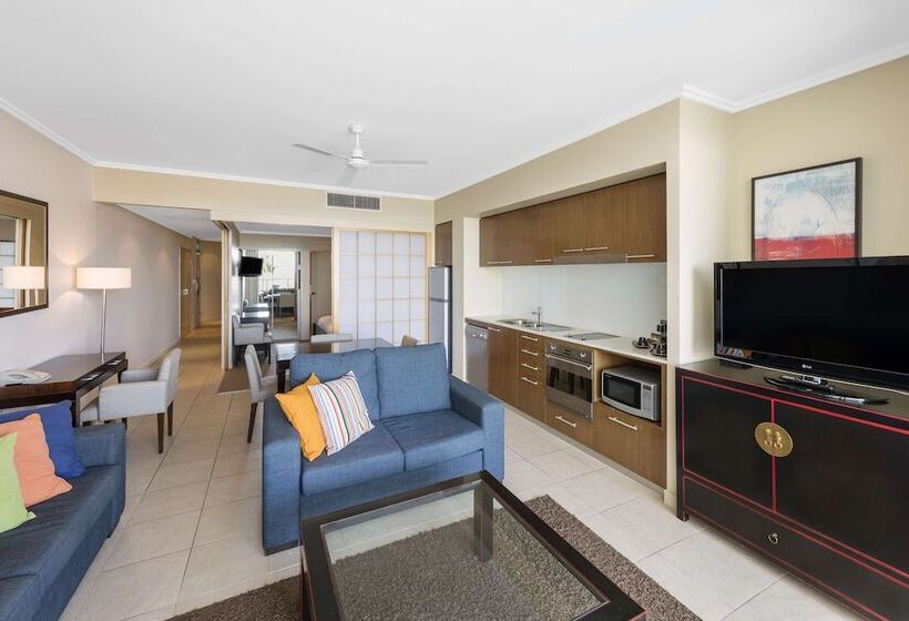 침실 2개 바다 전망 아파트, Oaks Hervey Bay Resort And Spa