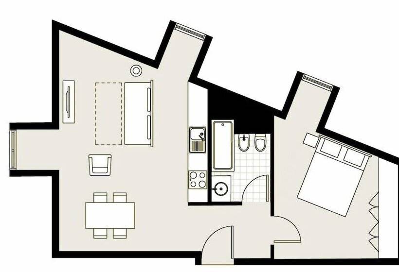 Apartamento 1 Dormitório, Lisbon Serviced Apartments   Palácio Camões