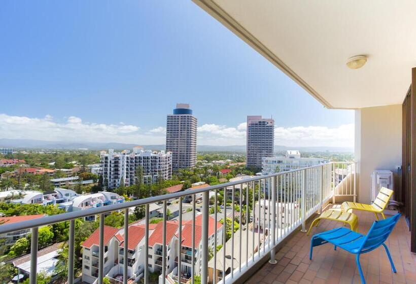 דירת חדר שינה  1 עם נוף לעיר, Breakers North Absolute Beachfront Apartments