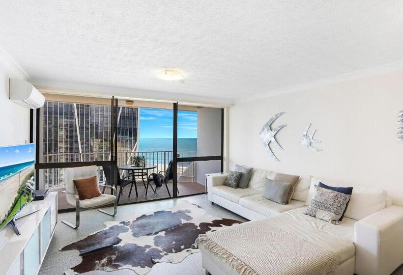 דירת 2 חדרים נוף לים, Breakers North Absolute Beachfront Apartments