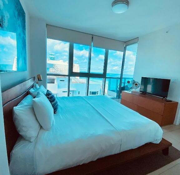 带风景豪华套房, Monte Carlo Suites In Miami Beach