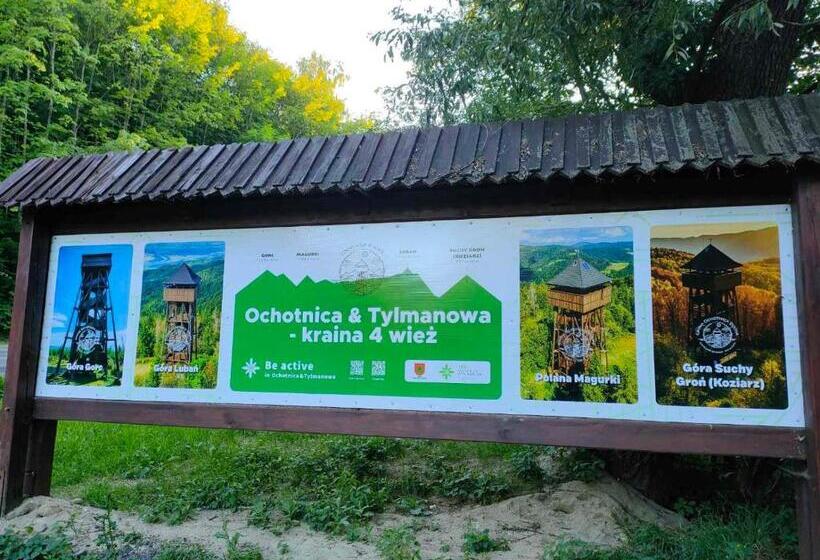Quarto Quadruple Standart com Varanda, Dolina Dunajca