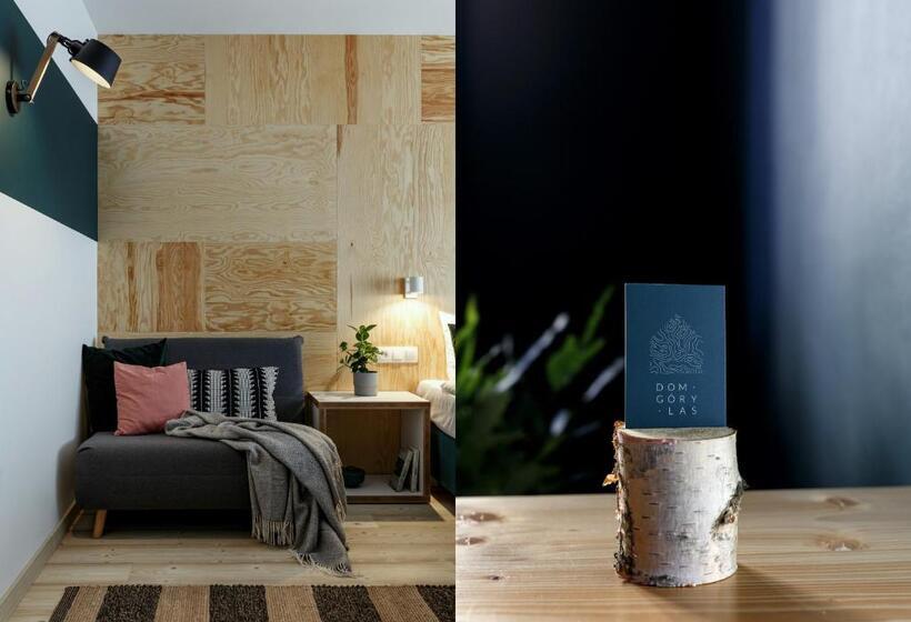 اتاق استاندارد سه تخته با بالکن, Dom Góry Las   Kameralny Pensjonat W Centrum Karpacza Dla Gości Dorosłych Od 13 Roku życia, Catering