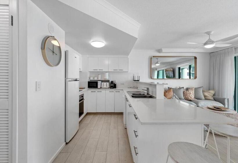 2침실 디럭스 아파트 바다 전망, Emerald Sands Holiday Apartments