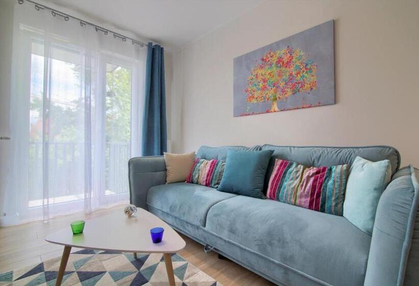 Апартаменты 1 Спальня с Балконом, Apartments In   Podgórna