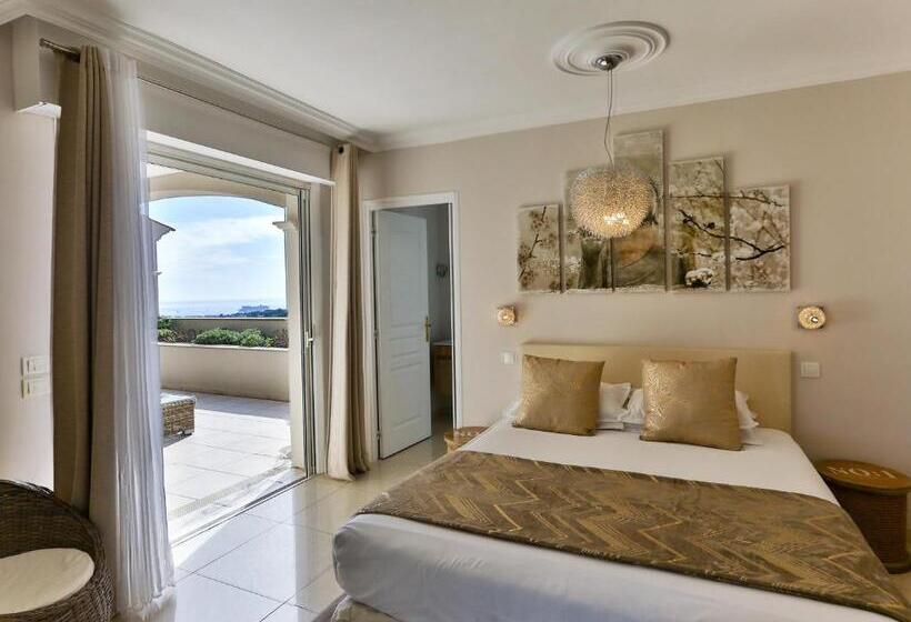 스탠다드 룸 바다 전망, Les Chambres D Hôtes De Mougins