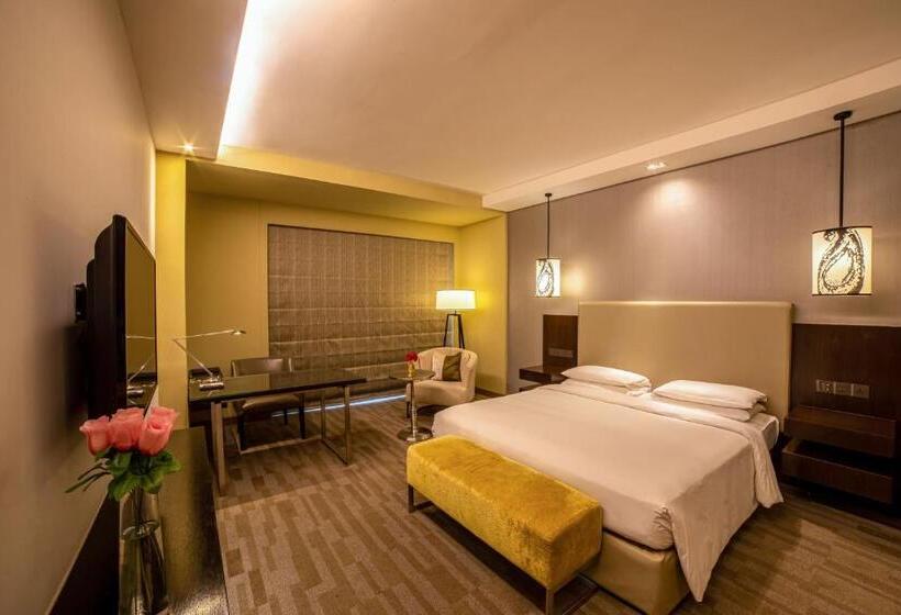 带大床的俱乐部房间, Hyatt Regency Ahmedabad