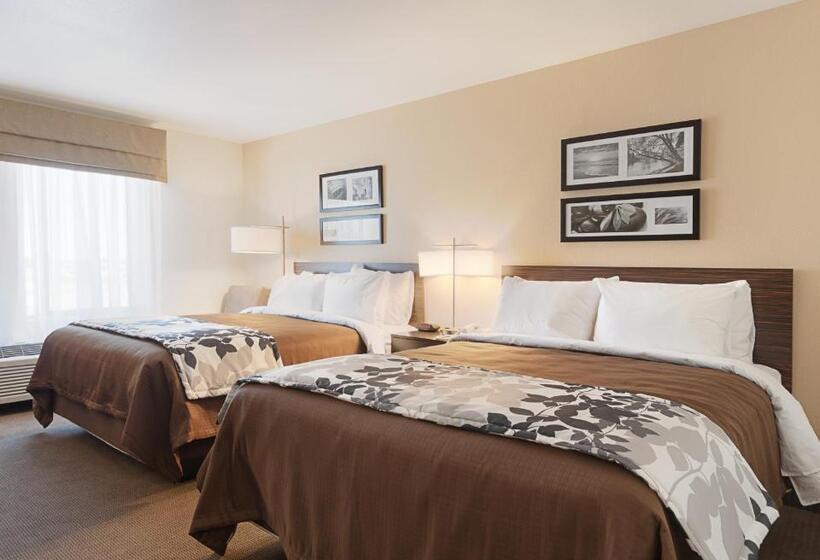 Номер Стандарт 2 Двуспальные Кровати, Sleep Inn & Suites Carlsbad Caverns Area