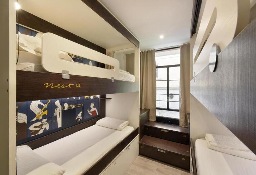 Habitación Cuádruple Estándar, Free Hostels Barcelona