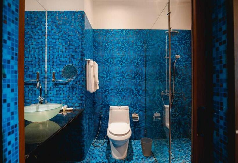 월풀욕조 주니어 스위트, Dhevan Dara Beach Villa Kuiburi