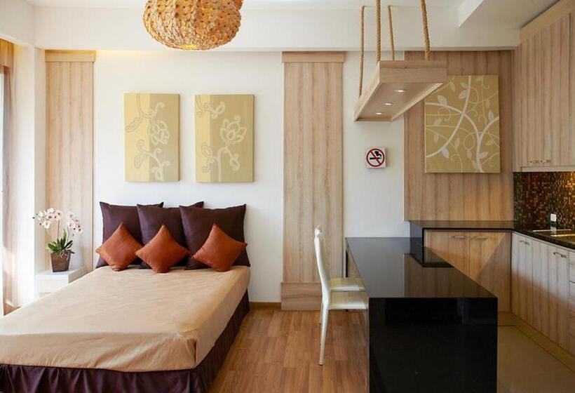 월풀욕조 주니어 스위트, Dhevan Dara Beach Villa Kuiburi