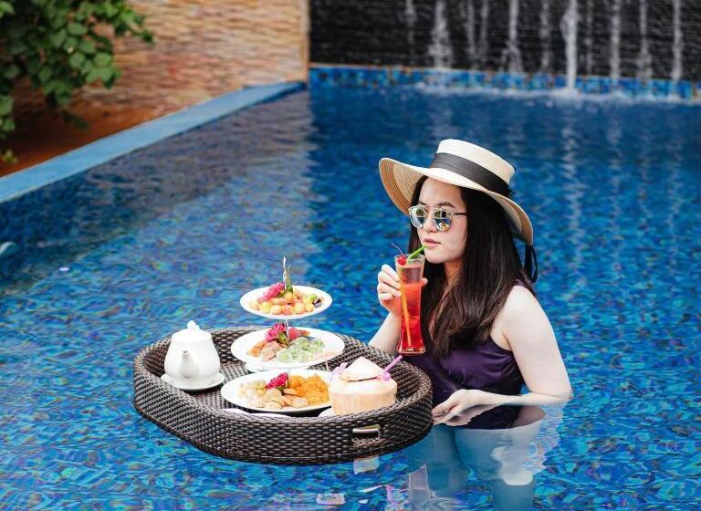 침실 4개 빌라, Dhevan Dara Beach Villa Kuiburi