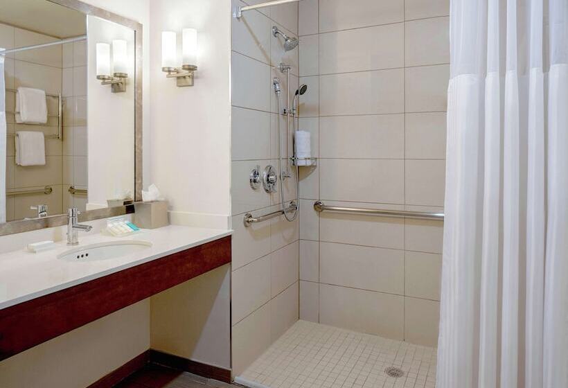 חדר סטנדרט שתי מיטות זוגיות, Hilton Garden Inn Downtown Dallas