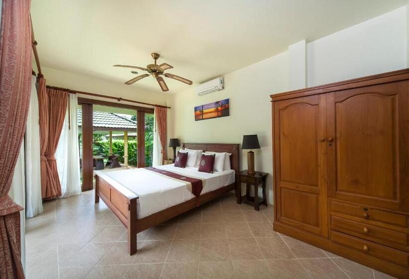 3 베드룸 디럭스 빌라, Idyllic Samui Beach Villa Resort