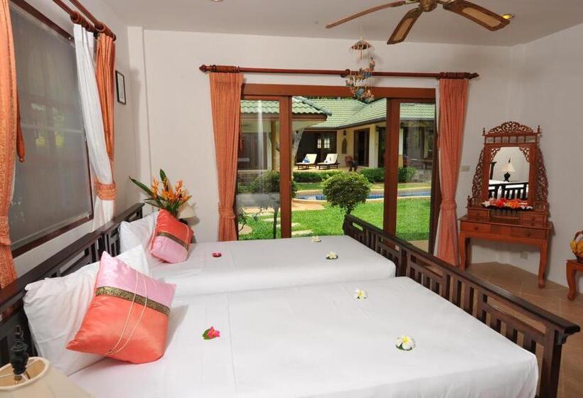 3 베드룸 디럭스 빌라, Idyllic Samui Beach Villa Resort