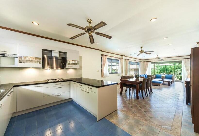 침실 4개 빌라, Idyllic Samui Beach Villa Resort