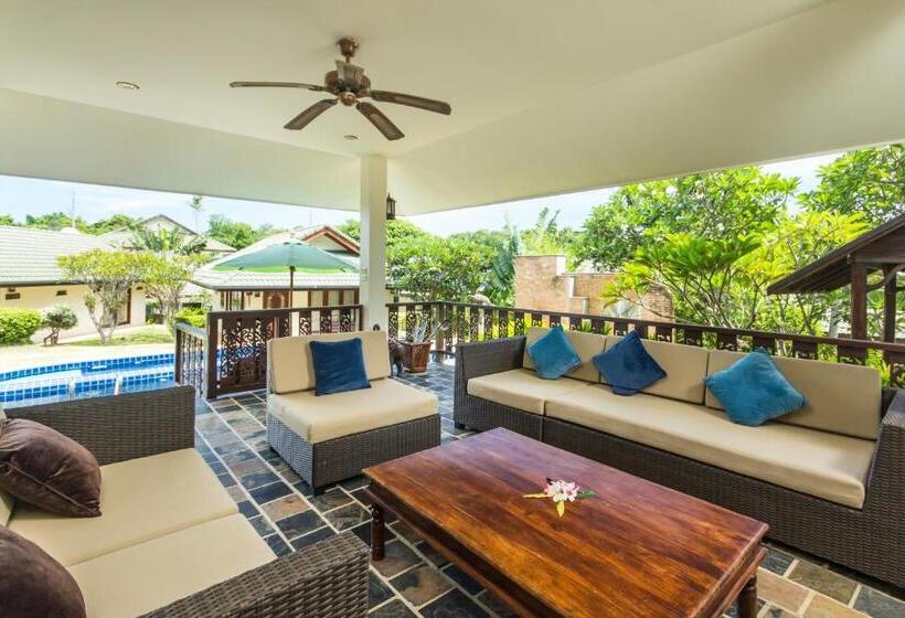 침실 1개 디럭스 빌라, Idyllic Samui Beach Villa Resort