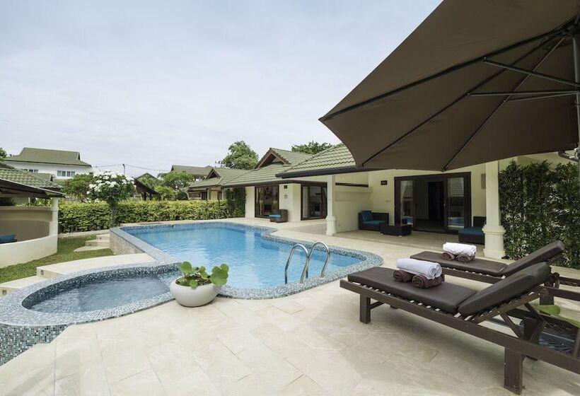 침실 2개 빌라, Idyllic Samui Beach Villa Resort