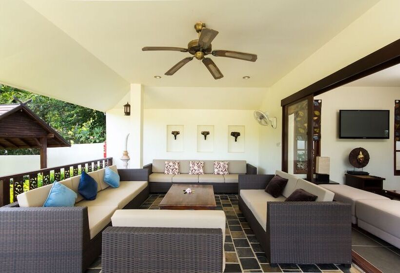 침실 1개 디럭스 빌라, Idyllic Samui Beach Villa Resort
