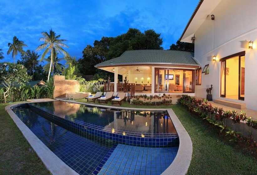 침실 1개 디럭스 빌라, Idyllic Samui Beach Villa Resort