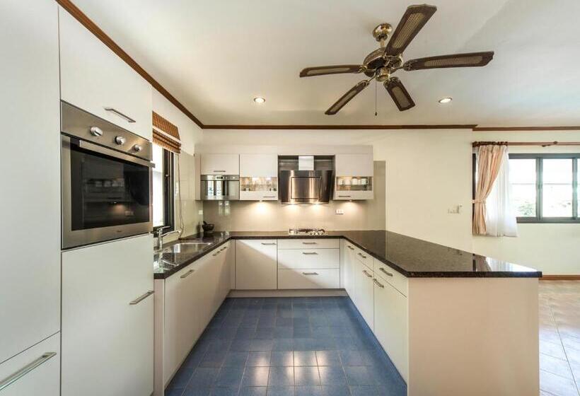 침실 4개 빌라, Idyllic Samui Beach Villa Resort