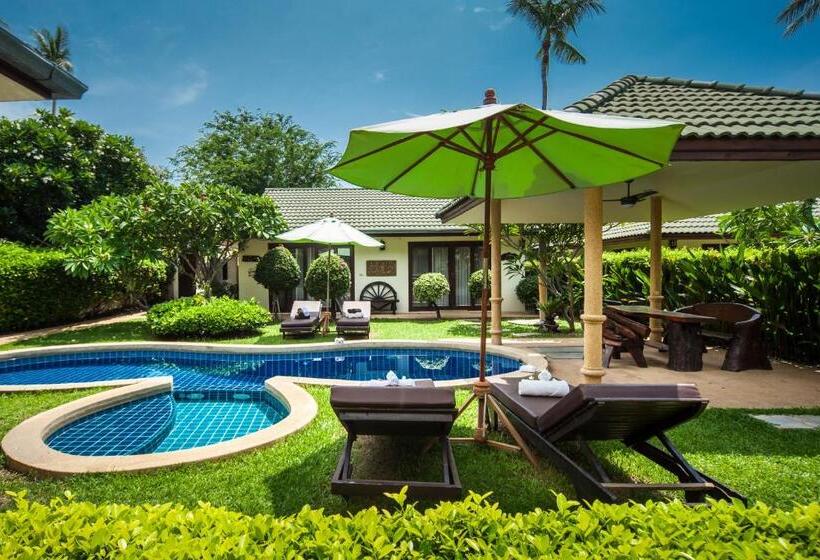 3 베드룸 디럭스 빌라, Idyllic Samui Beach Villa Resort