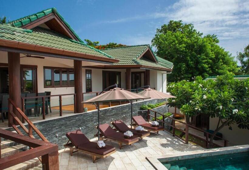 1침실 빌라 바다전망, Idyllic Samui Beach Villa Resort