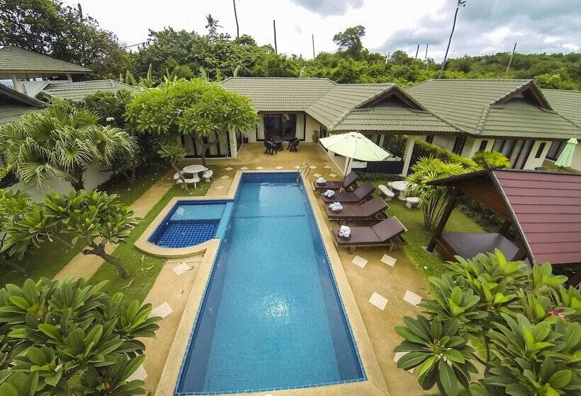 3 베드룸 디럭스 빌라, Idyllic Samui Beach Villa Resort