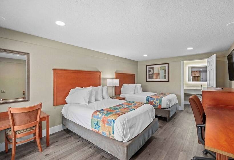 스탠다드 룸 더블 침대 2개, Travelodge By Wyndham Kissimmee/orlando