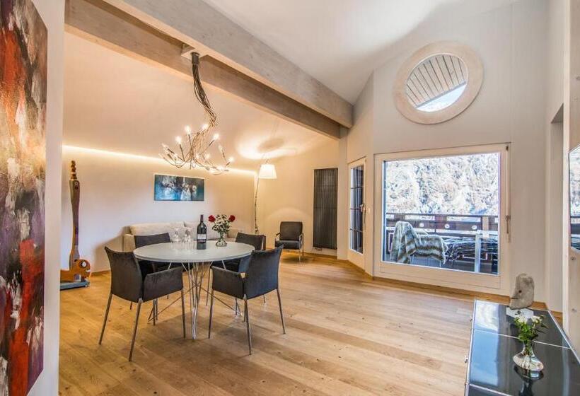 带两个卧室的顶楼公寓, Waldhotel Fletschhorn   Panoramic Retreat In Saas Fee
