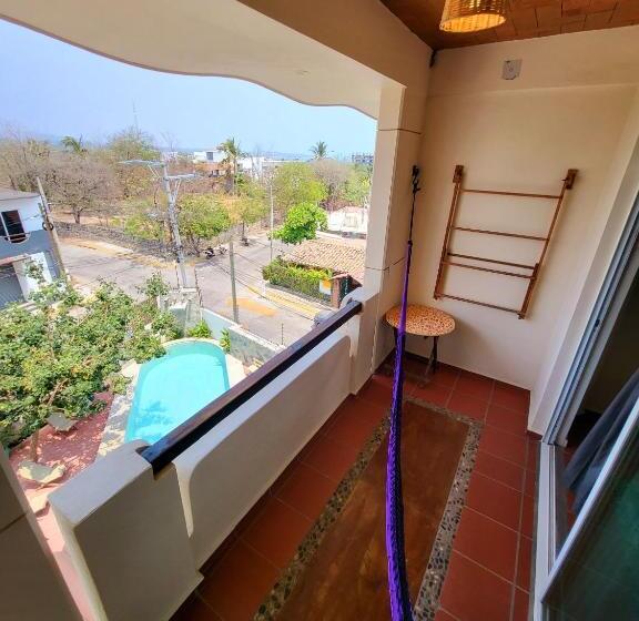 标准工作室带阳台, Casa Puerto Bonito & Private Coworking