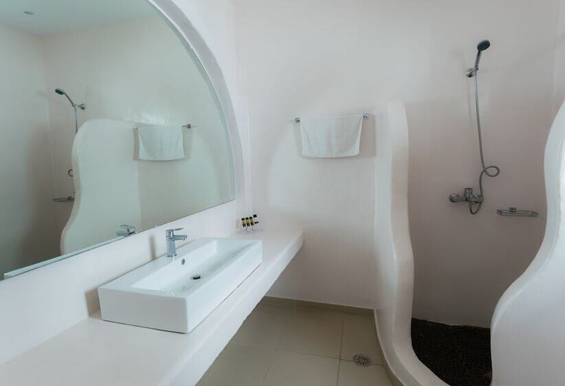 חדר דלוקס עם מרפסת נוף לים, Withinn Mykonos Suites