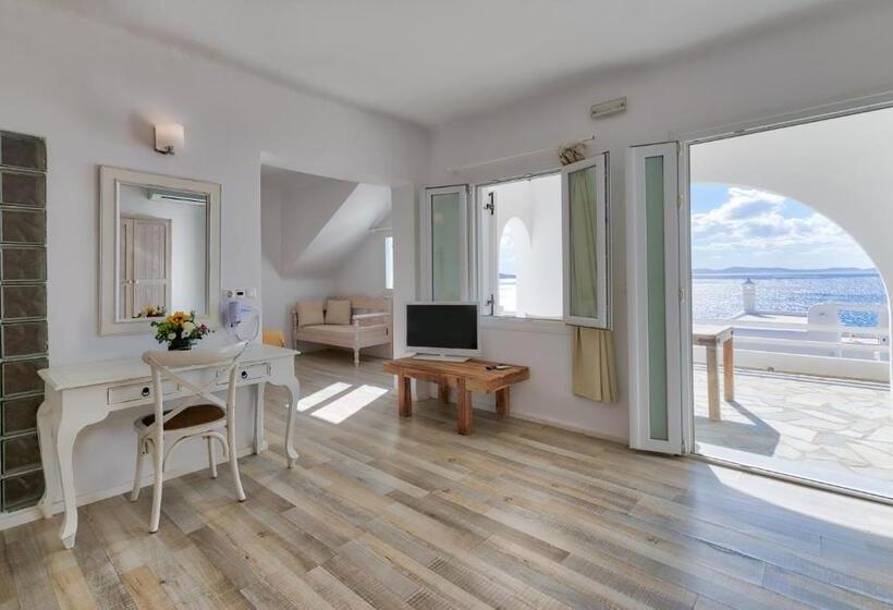 חדר דלוקס לשלושה עם נו לים, Withinn Mykonos Suites