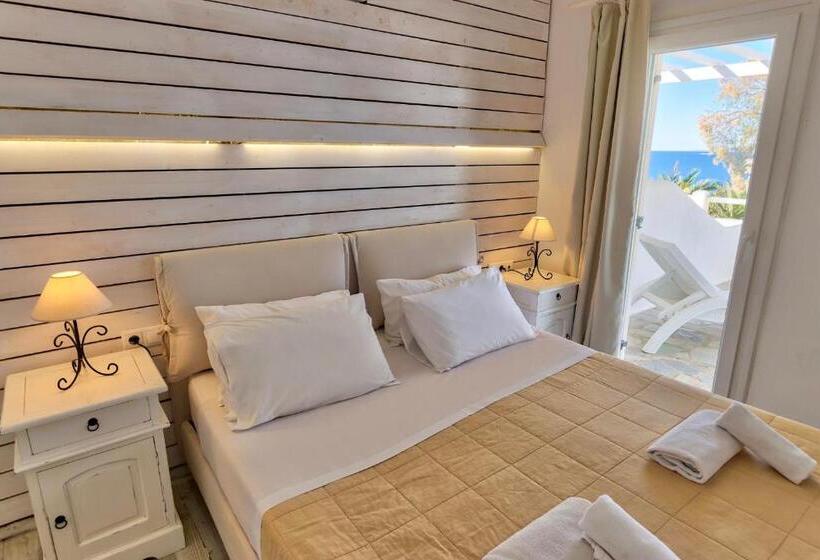 חדר דלוקס עם מרפסת נוף לים, Withinn Mykonos Suites