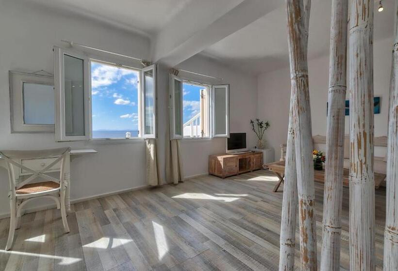 חדר דלוקס לשלושה עם נו לים, Withinn Mykonos Suites