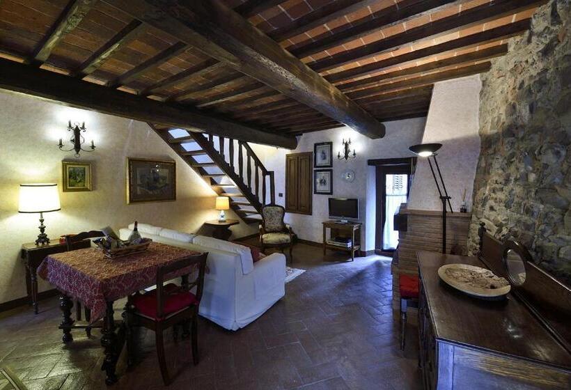 Апартаменты 1 Спальня, Castelletto Di Montebenichi