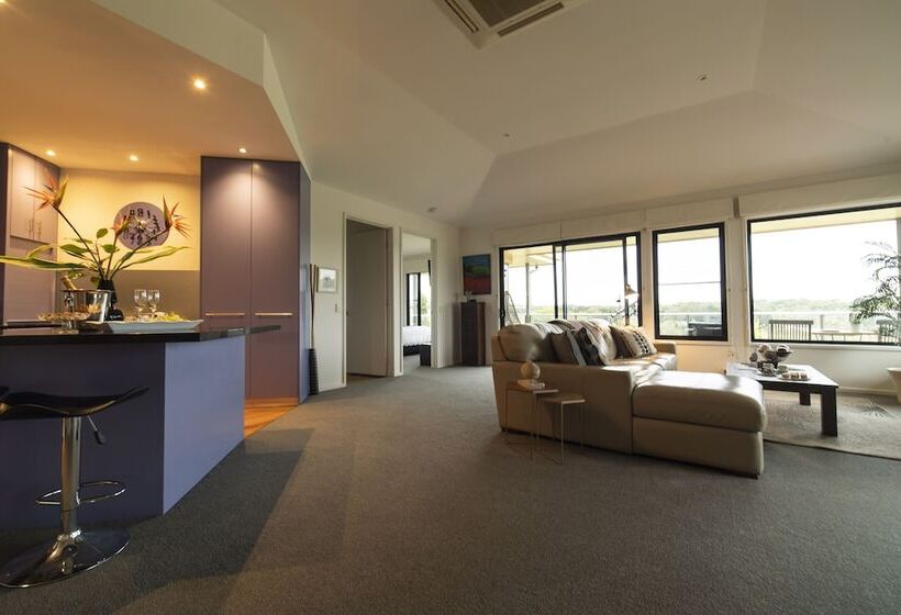 침실 1개 디럭스 아파트, Hilltop Apartments Phillip Island   Adults Only